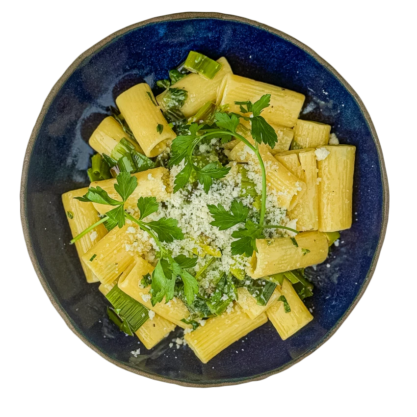 Rigatoni with Leek