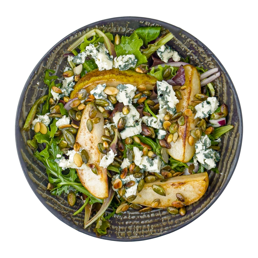 Salad with Pears and Blue Cheese