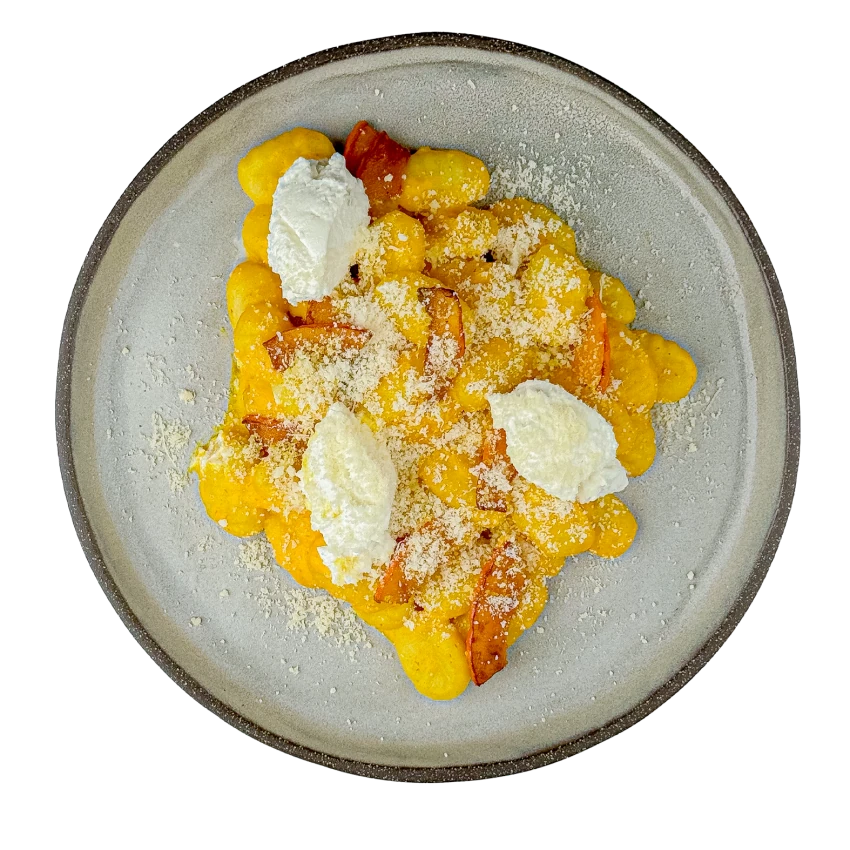 Kürbis-Gnocchi mit Ricotta