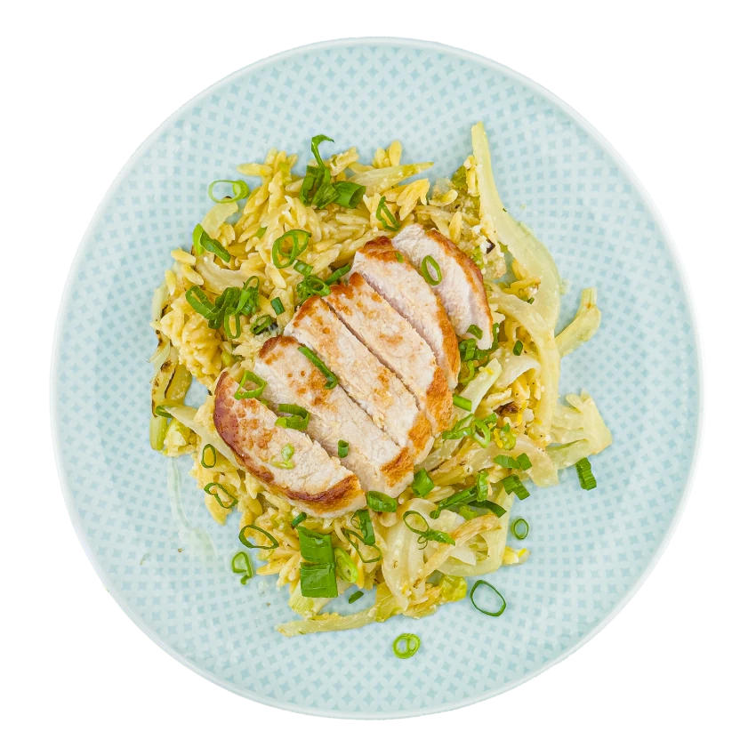 Roast Pork with Pasta and Fennel