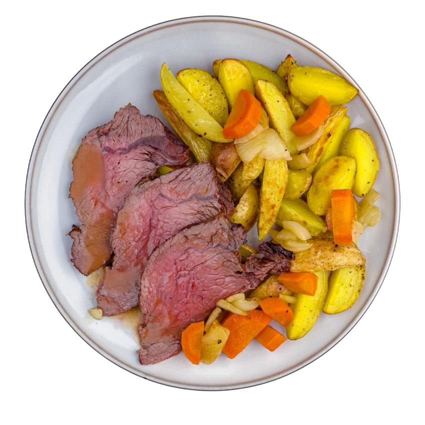Roast Beef with Roasted Potatoes