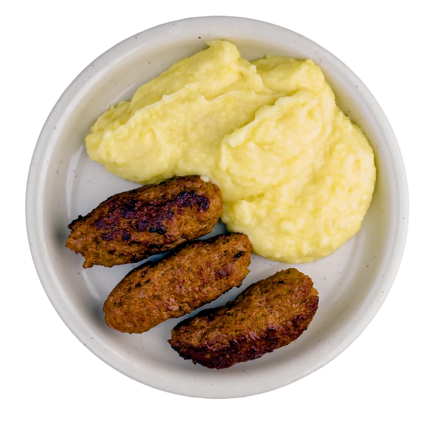 Cevapcici mit Kartoffelpüree und Demi-Glace