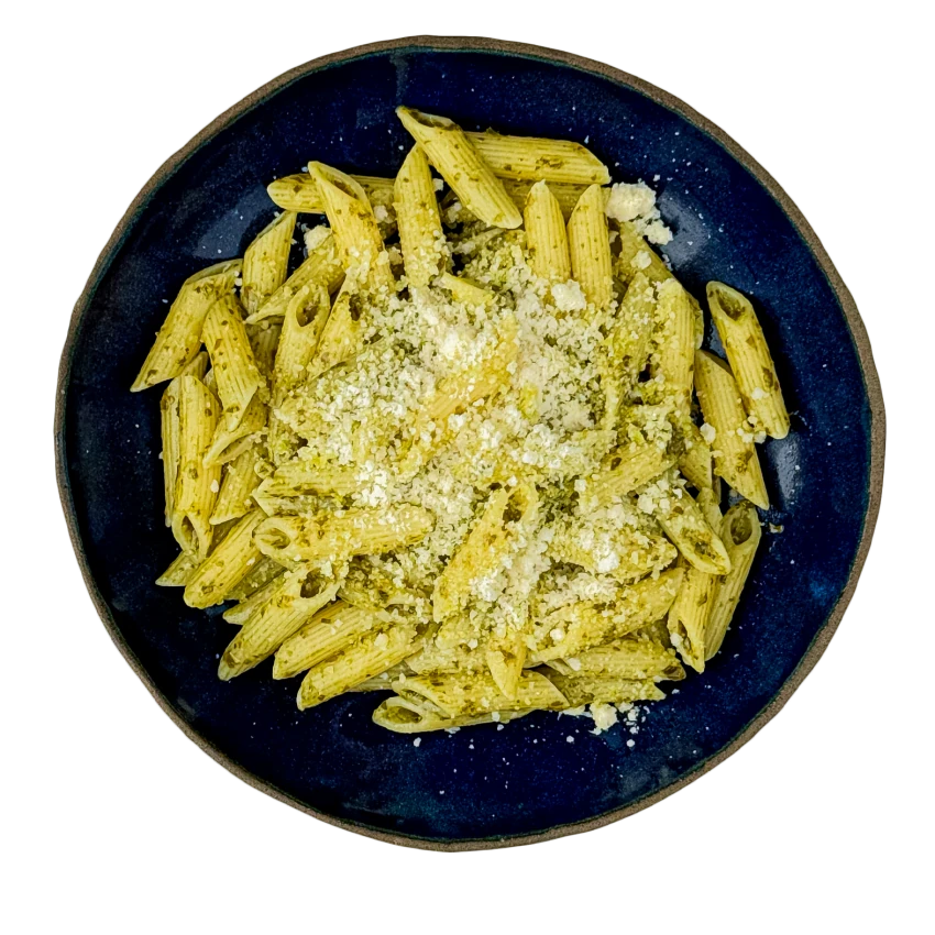 Penne Mit Pesto Und Parmesan