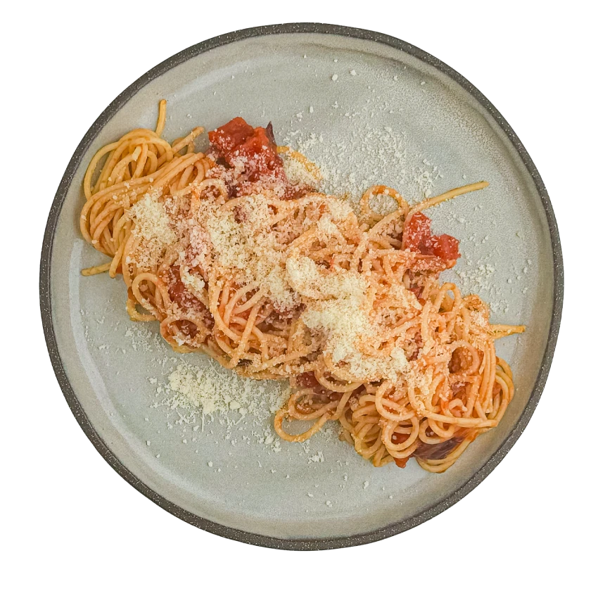 Spaghetti mit Tomatensauce