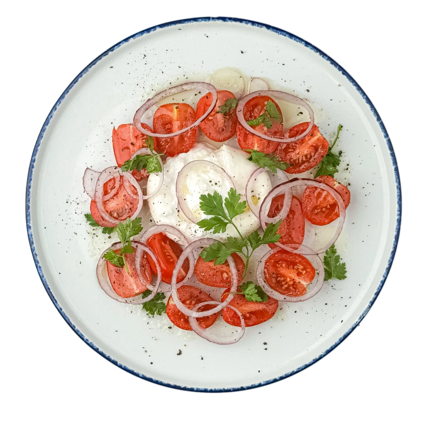 Tomatensalat mit Burrata
