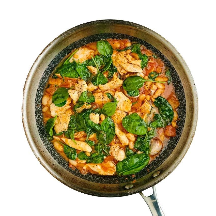 Bean Ragout With Chicken Breast