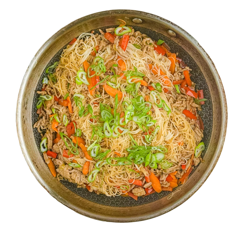 Stir-Fried Noodles with Minced Pork