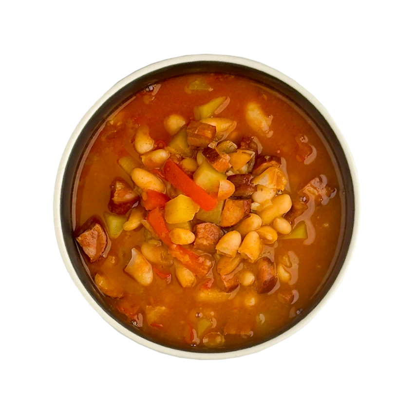 Pikante Bohnensuppe