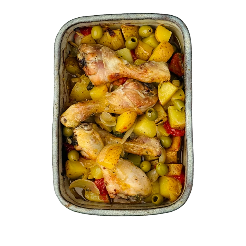 Roasted Italian-Style Chicken Drumsticks With Potatoes