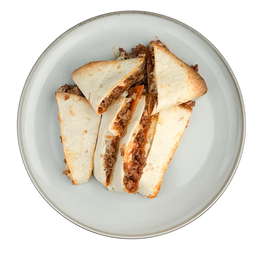 Quesadilla with Ground Meat