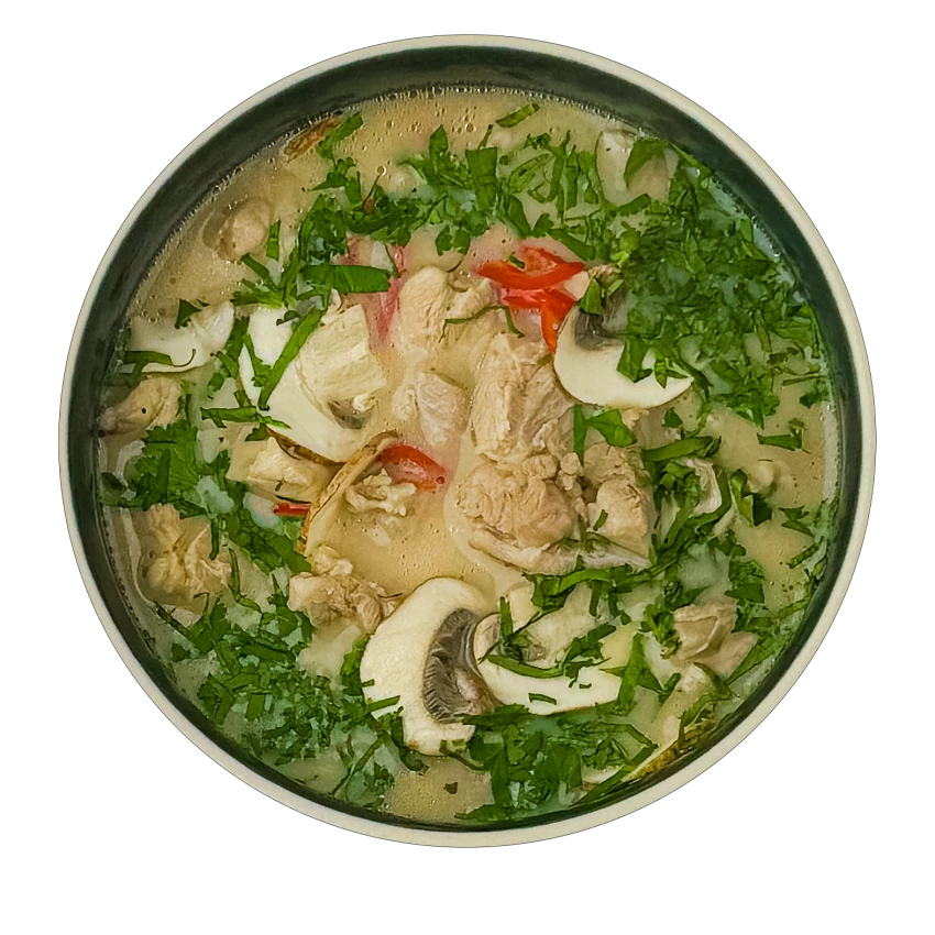 Kokosová polévka Tom Kha Gai