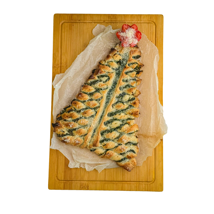 Spinat-Weihnachtsbaum
