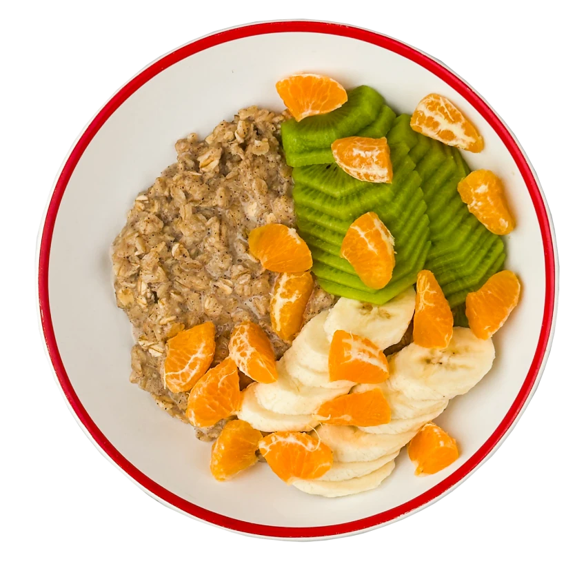 Haferbrei mit Obst