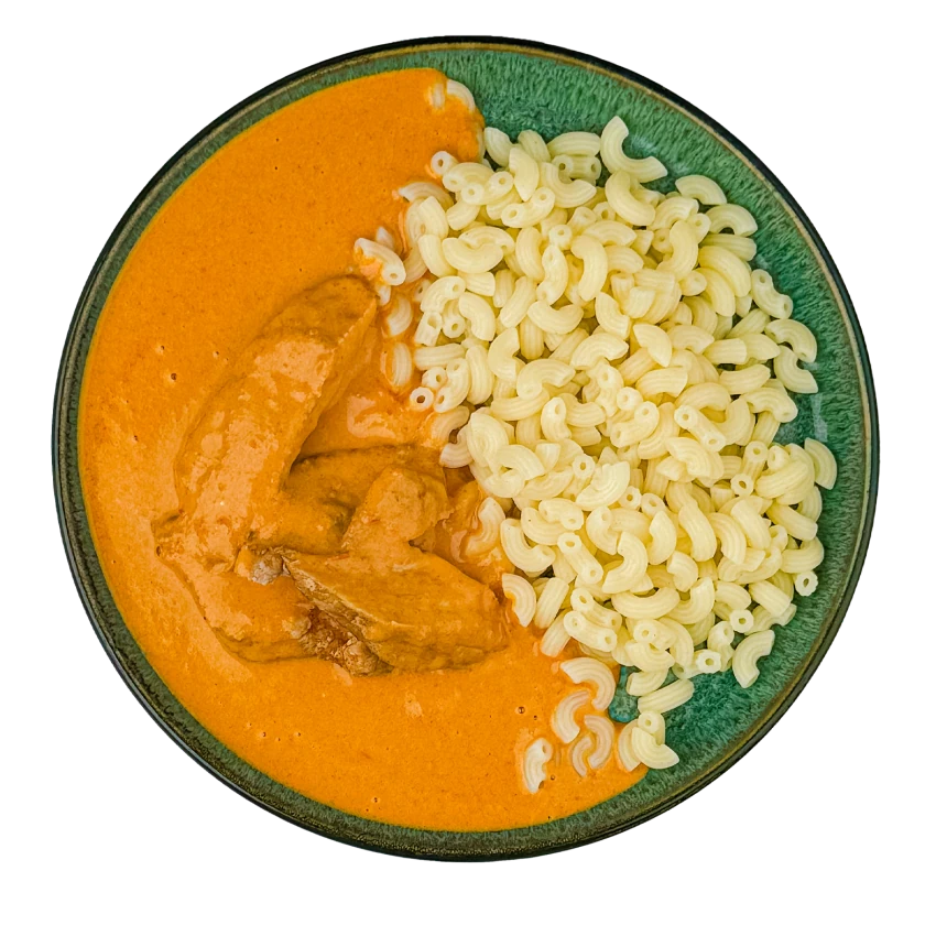 Pork Paprikash with Elbow Macaroni