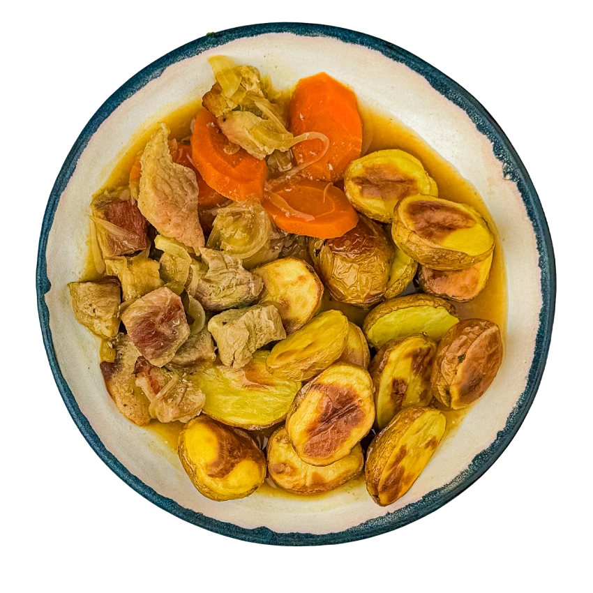 Braised Pork with Carrots and Potatoes