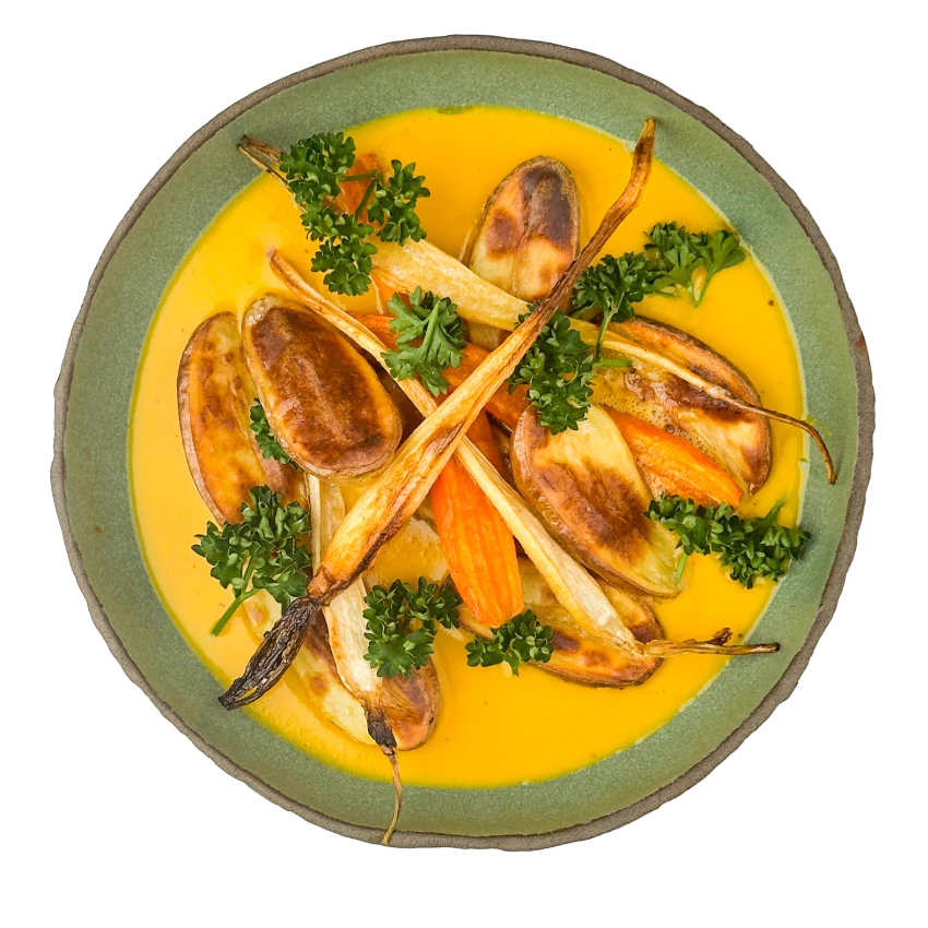 Vegetarian Svíčková With Root Vegetables