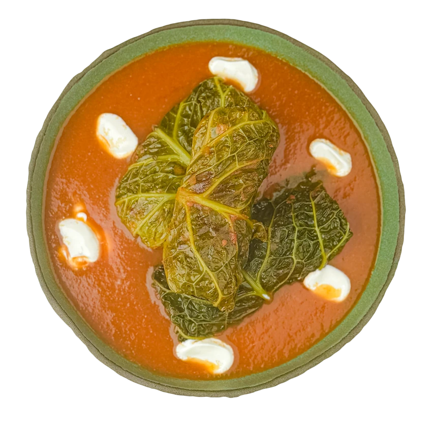 Cabbage Rolls with Beef in Tomato Sauce