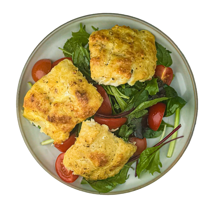 Crispy-Crusted Cod with Salad