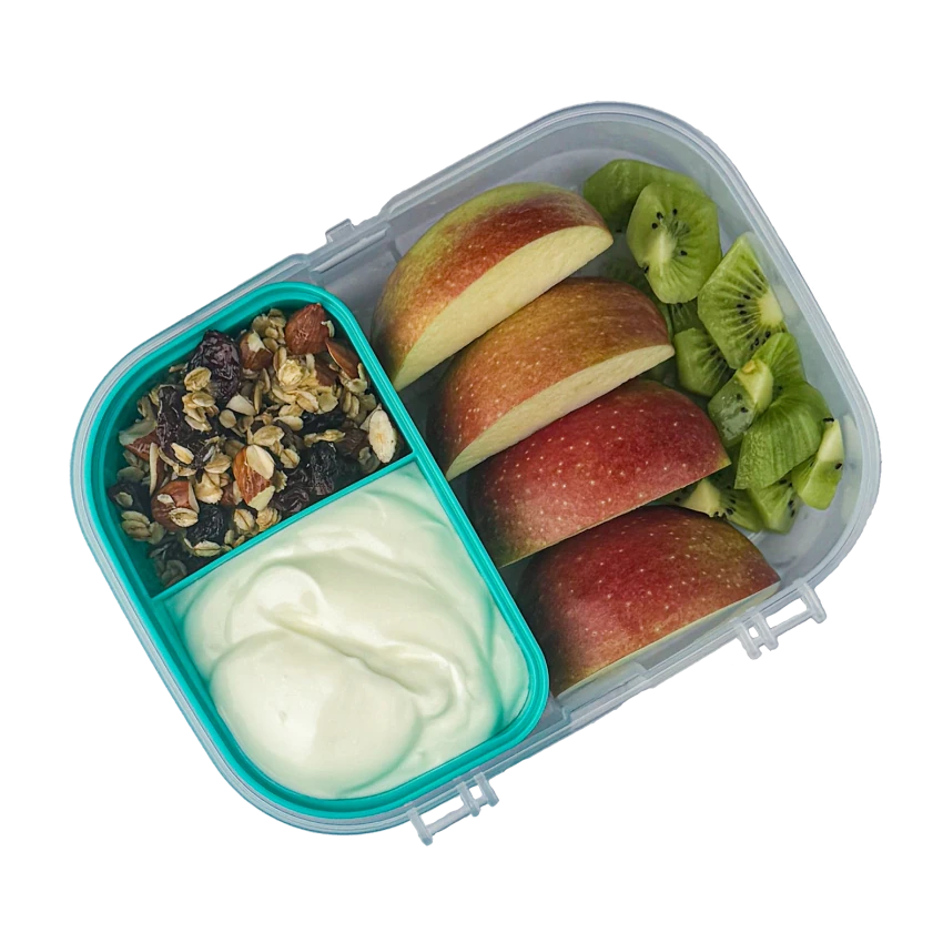 Yogurt with Granola, Apple, Kiwi