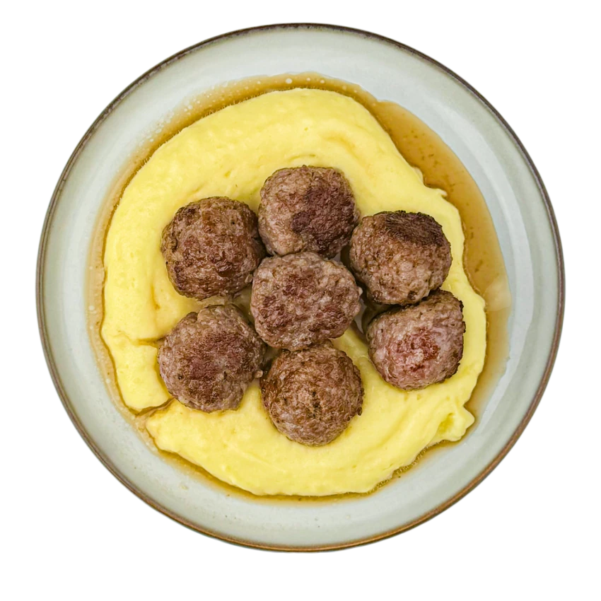 Meatballs with Mashed Potatoes