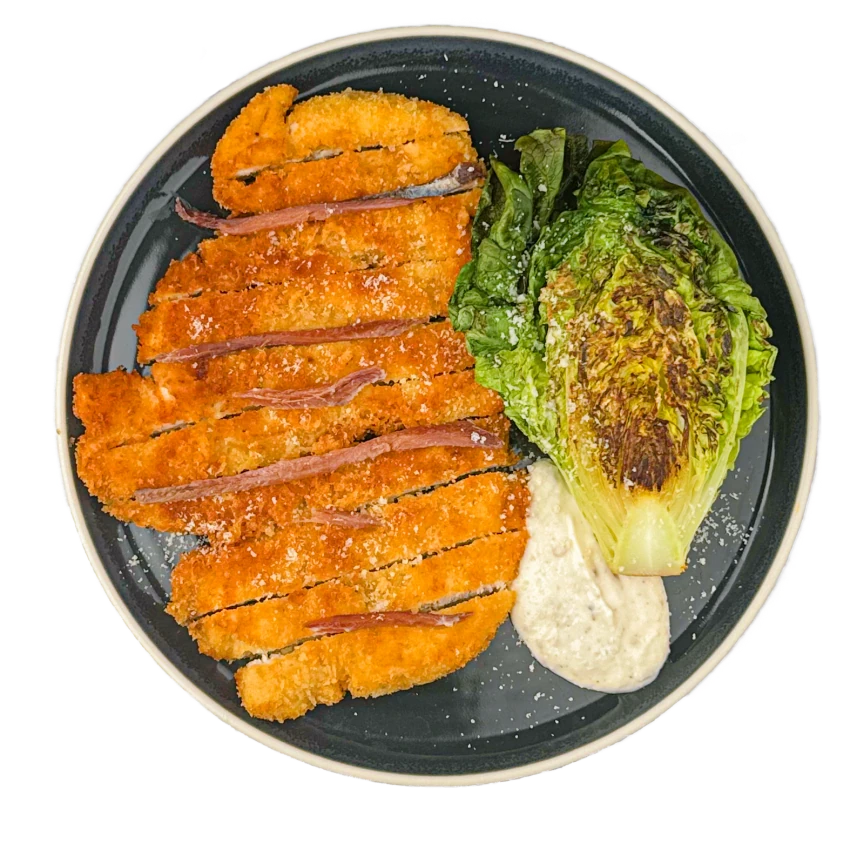 Chicken Caesar Schnitzel