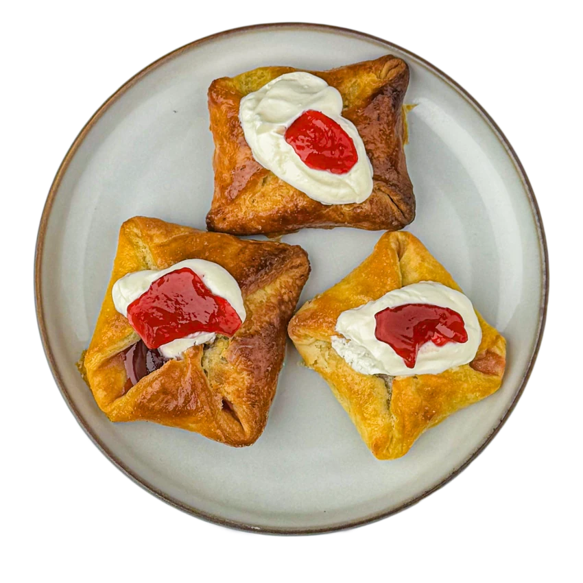 Quark Turnovers With Jam