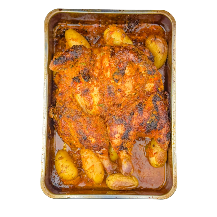 Piri-Piri-Hähnchen mit Ofenkartoffeln