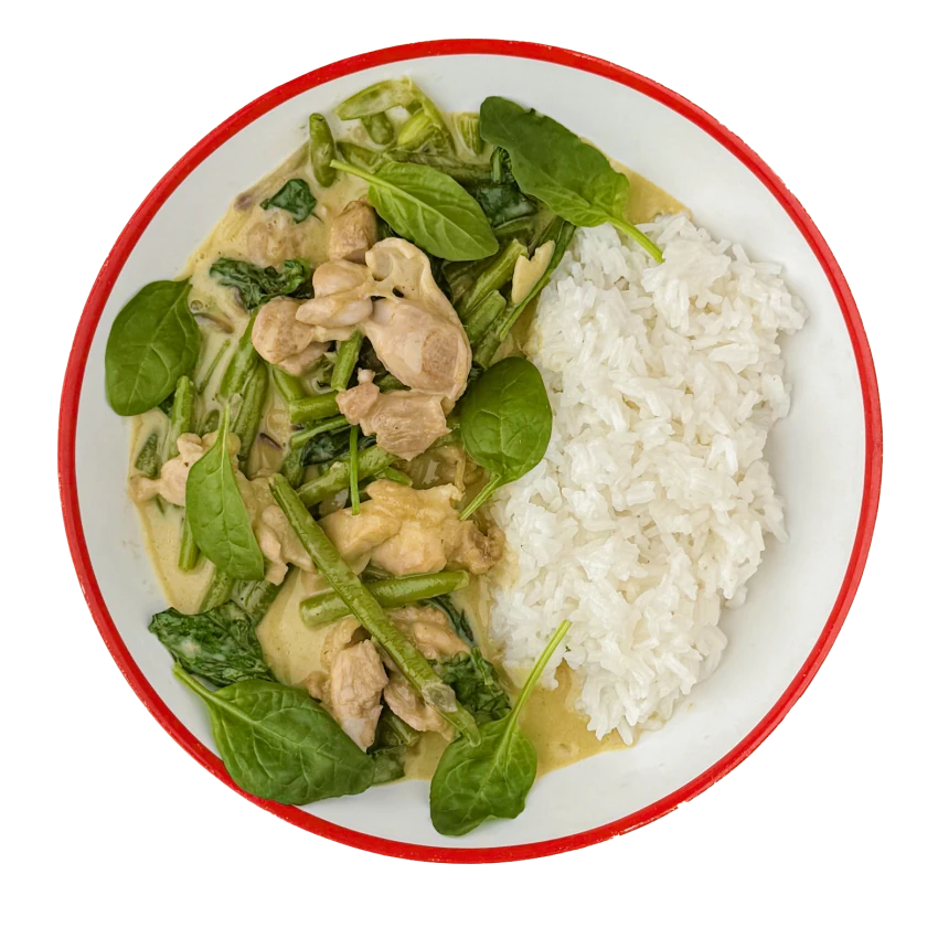 Spring Chicken Curry With Rice