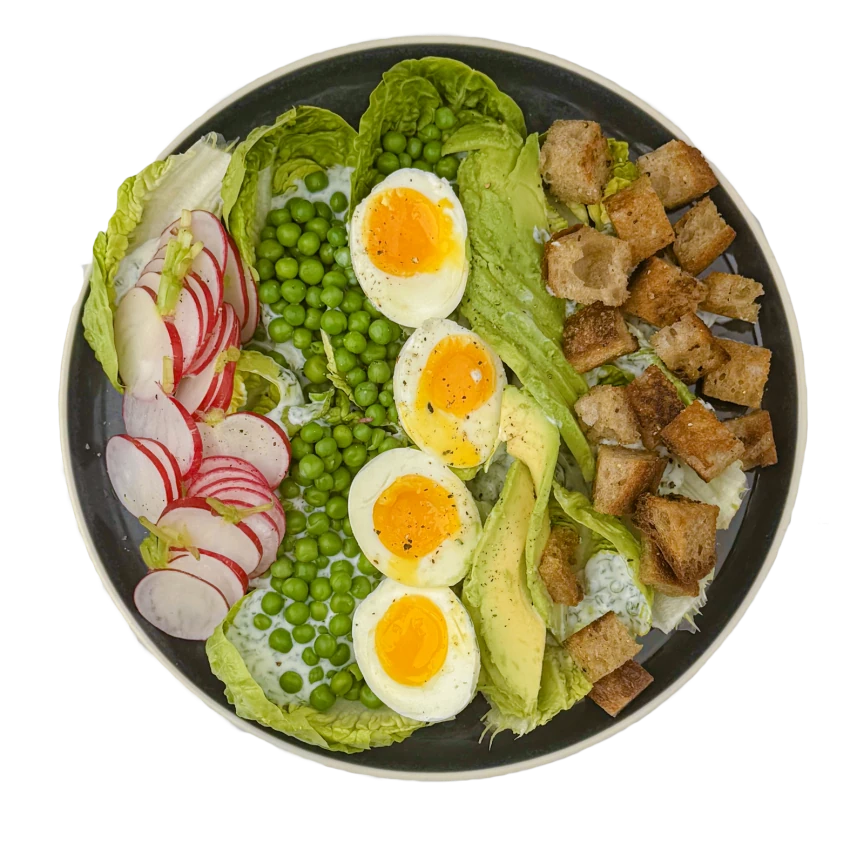 Spring Cobb Salad With Egg