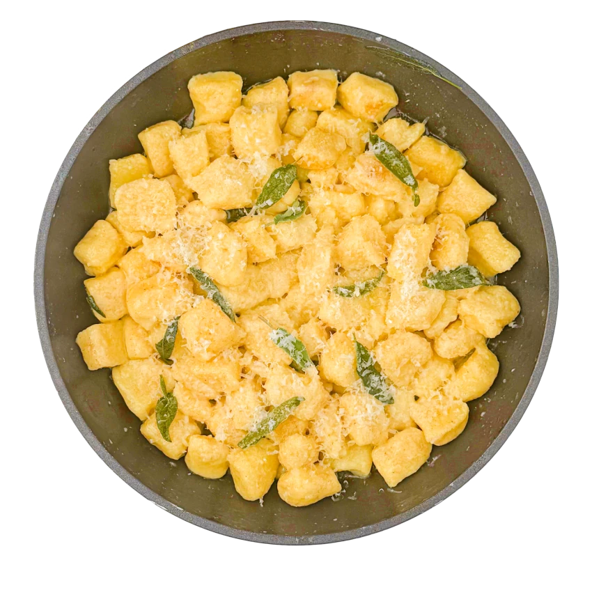 Homemade Gnocchi in Sage Butter