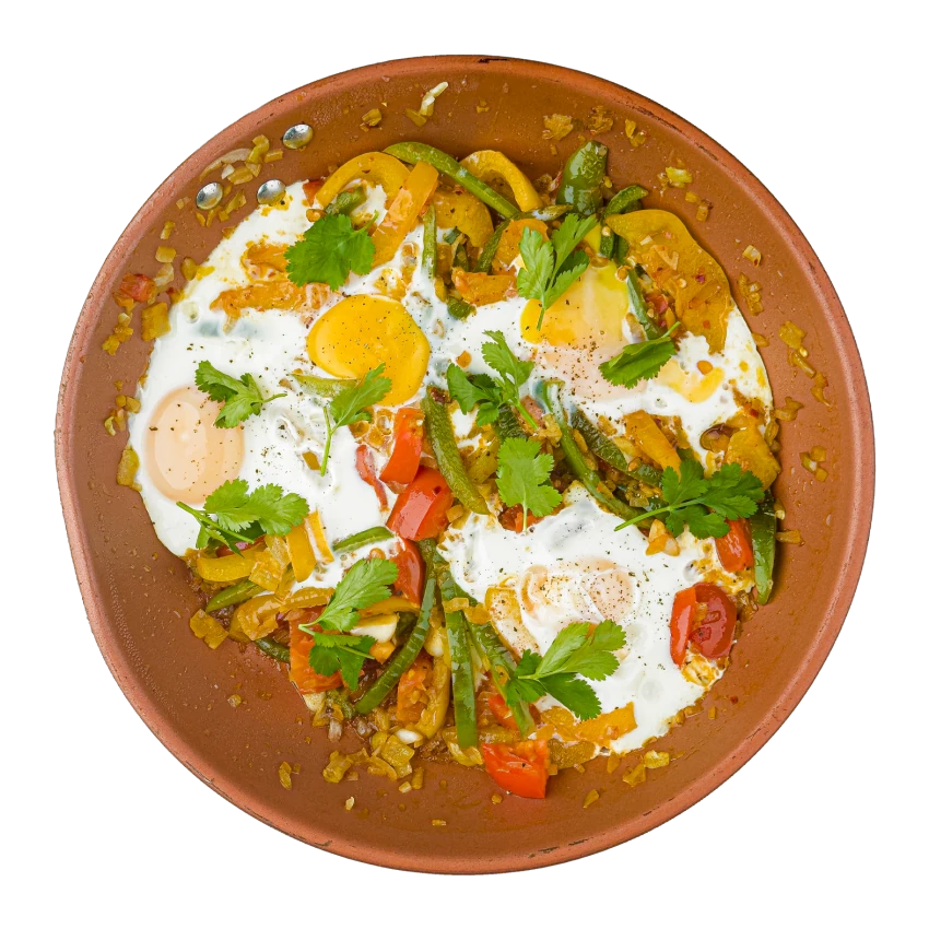 Pepper Piperrada with Egg