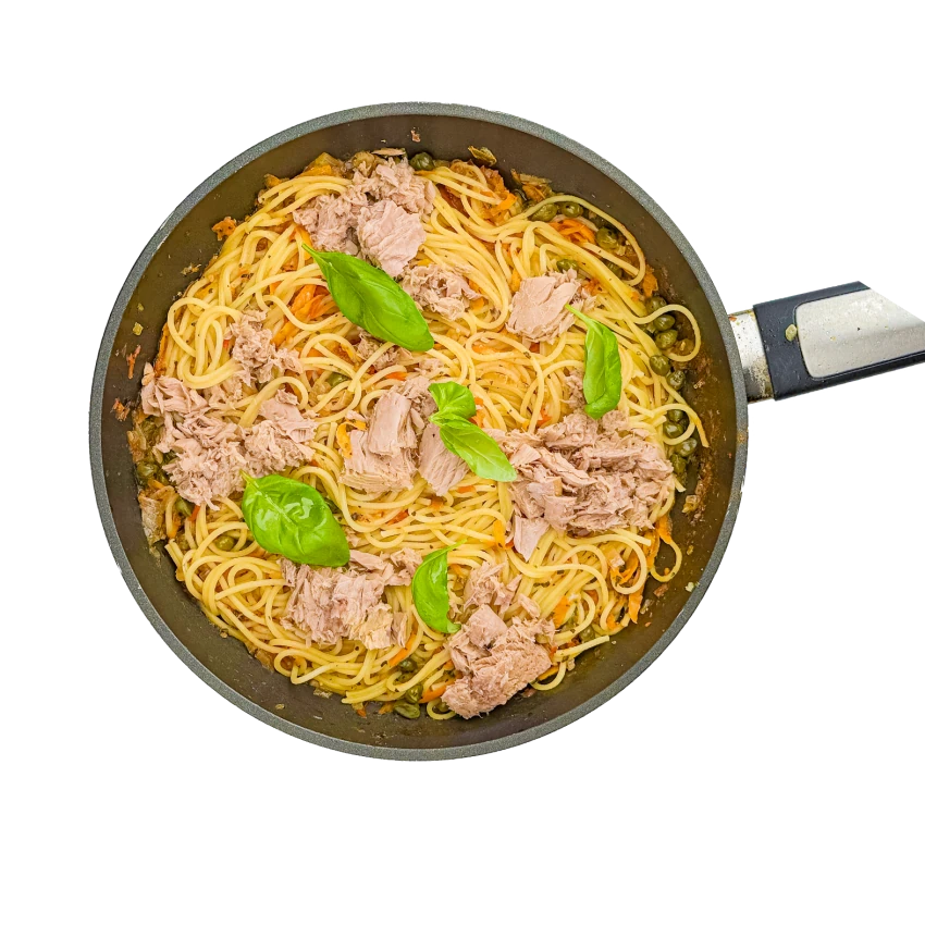 Spaghetti mit Thunfisch