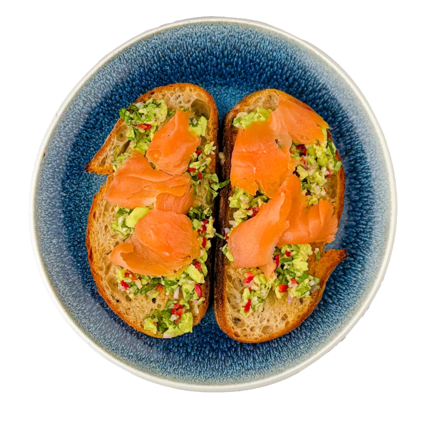 Avocado Toast with Smoked Salmon