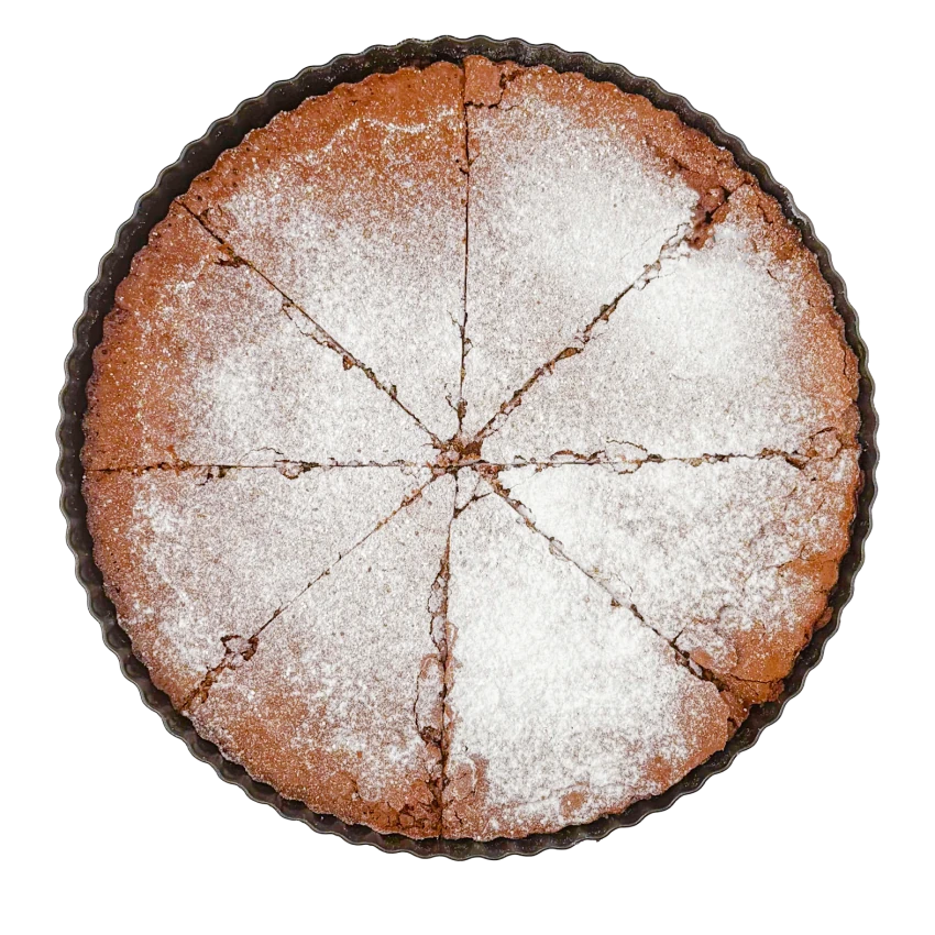Torta Tenerina (Zarter Schokoladenkuchen)