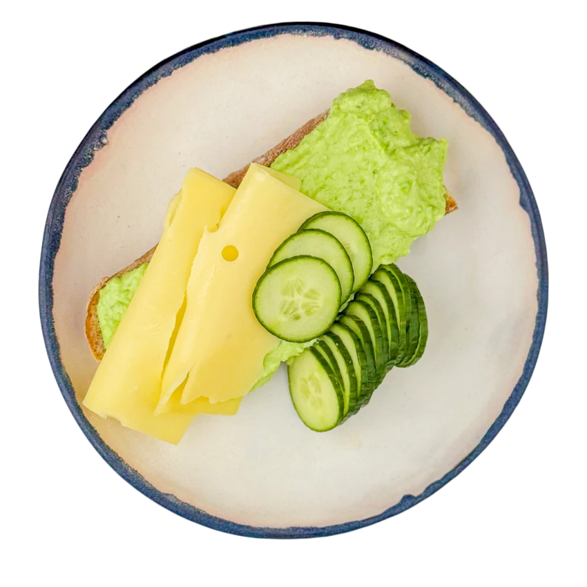 Pea Spread on Bread
