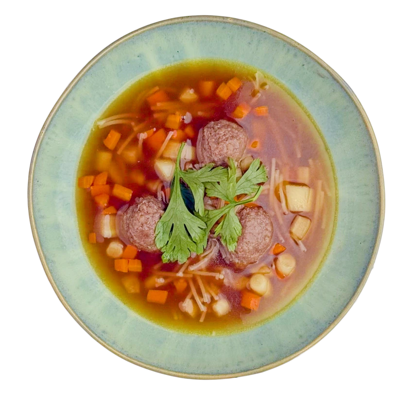 Broth with Liver Dumplings