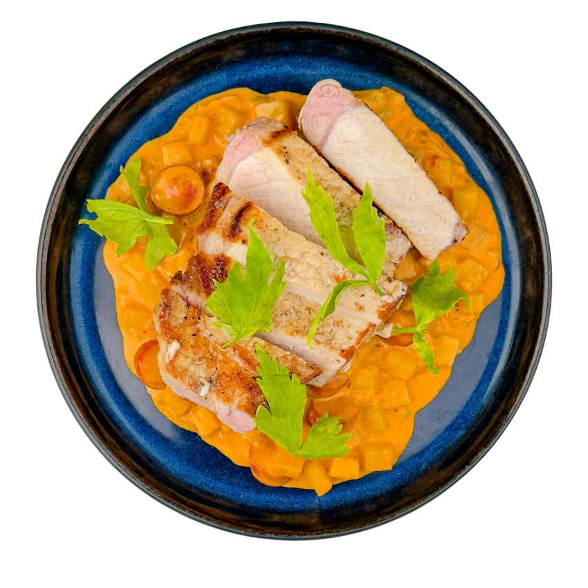 Frankfurter-Style Pork Roast With Potatoes