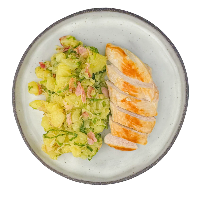 Chicken Breast With Mashed Potatoes