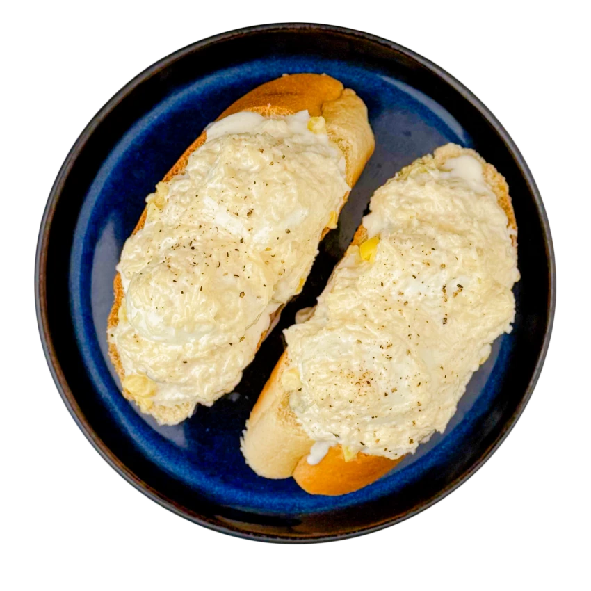 Egg Open-Faced Sandwich, Potato Salad