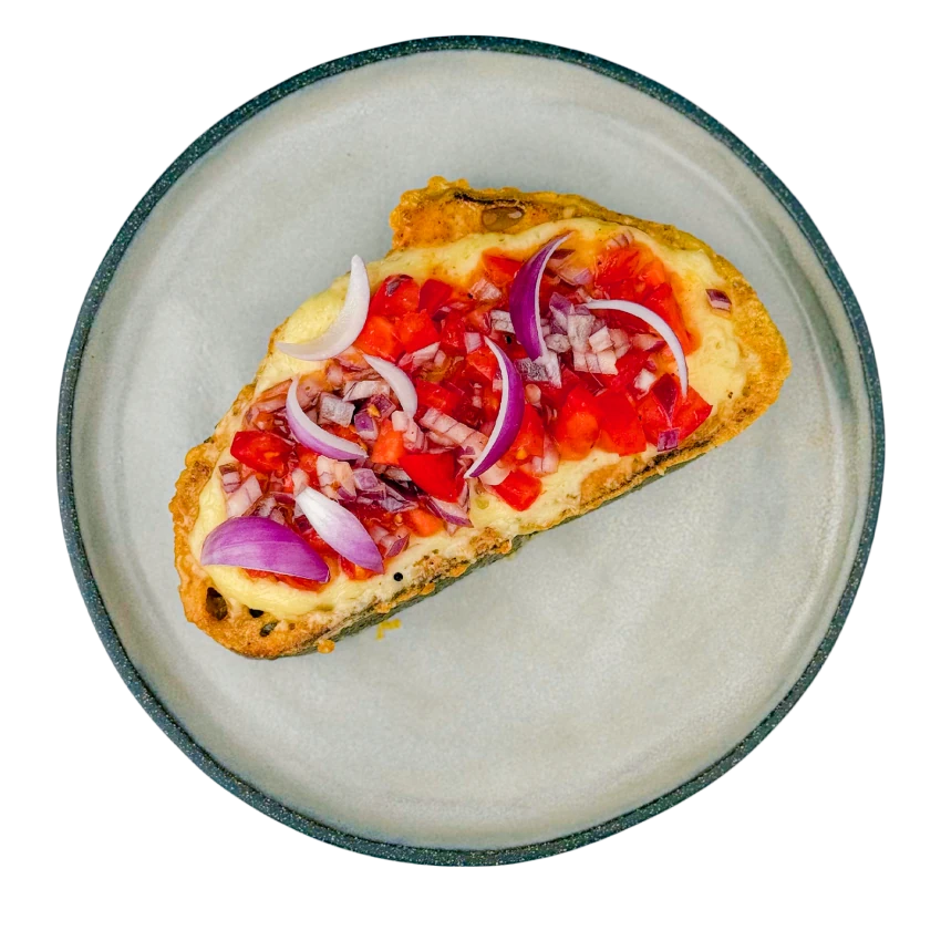 Savoury Egg-Fried Bread Baked with Cheese