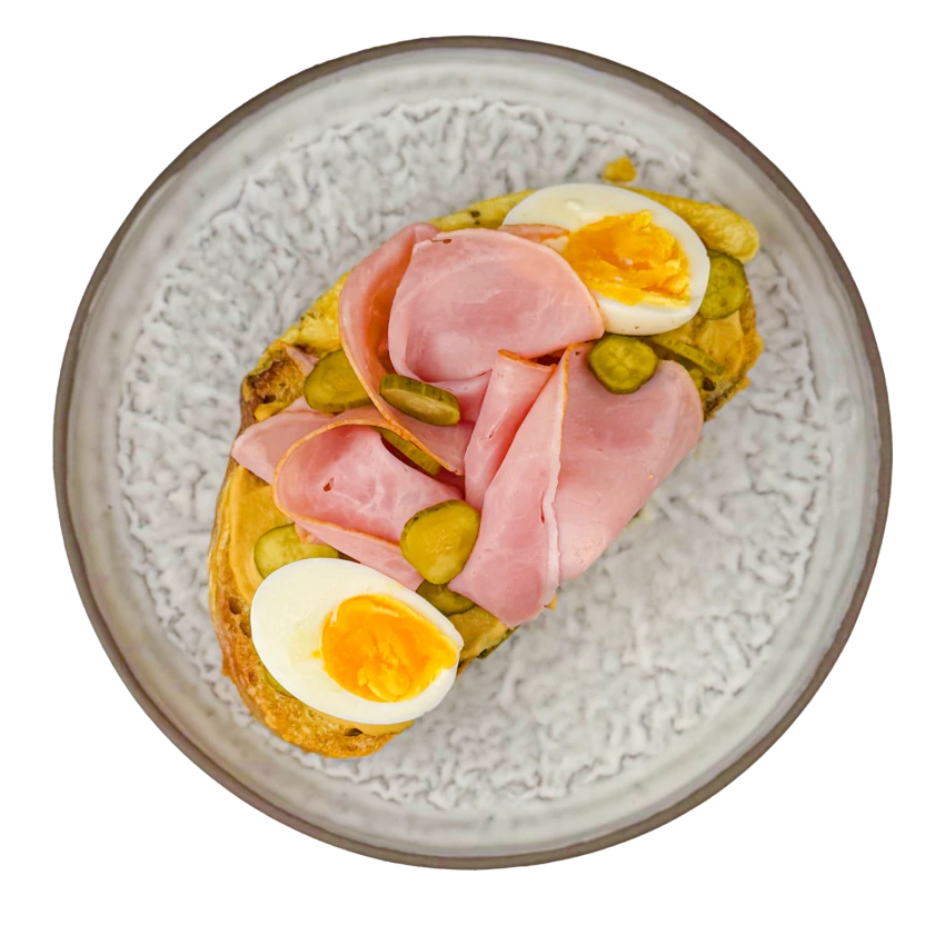 Savoury Egg-Fried Bread with Ham
