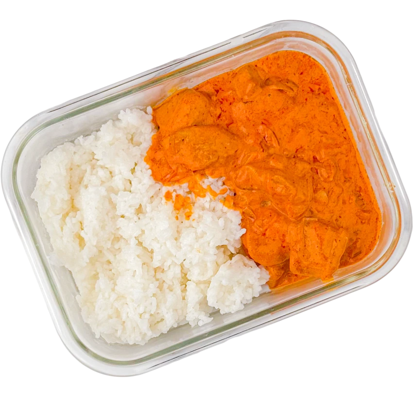 Lunchbox with Butter Chicken