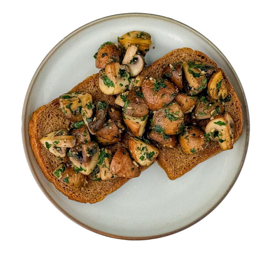 Czech-style Mushroom Toast