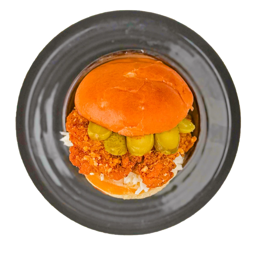 Fried Chicken in a Bun