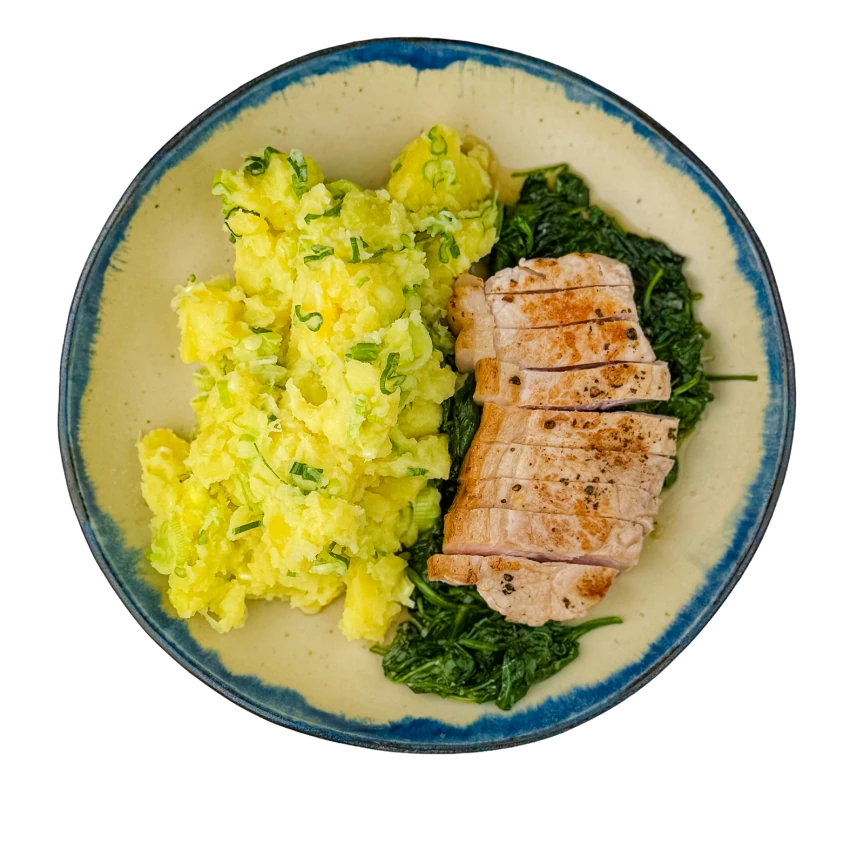 Pork Chop With Mashed Potatoes