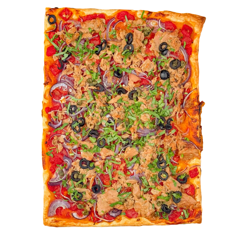 Puff Pastry Pizza with Tuna