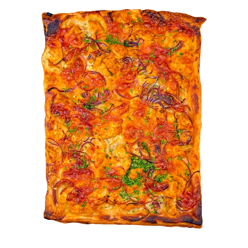 Puff Pastry Pizza with Chicken