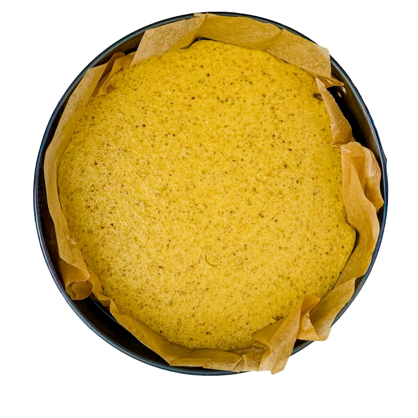 Fit Pistachio Cheesecake from a Few Ingredients